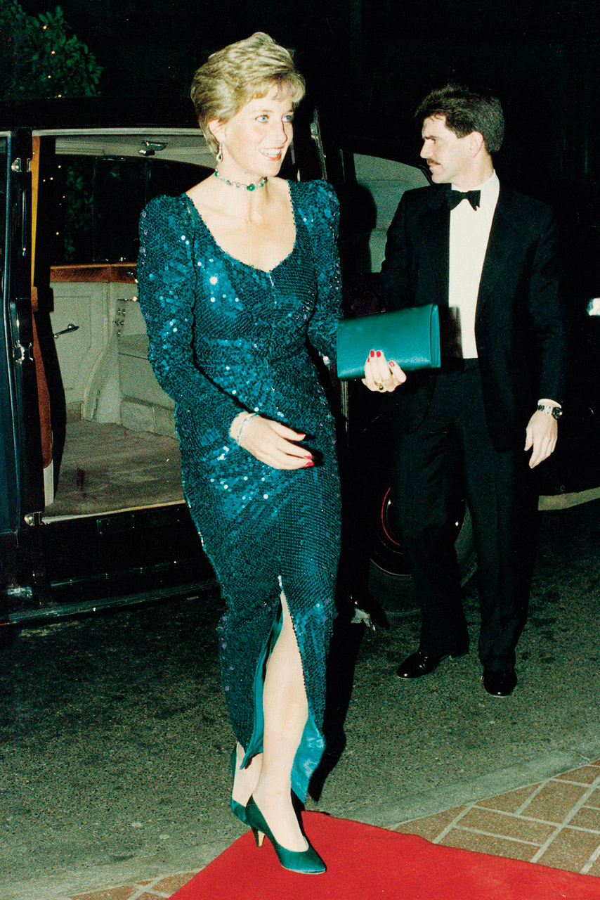 Diana dans un magnifique Catherine Walker conception 1989