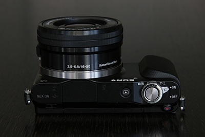 Sony NEX-3N top plate