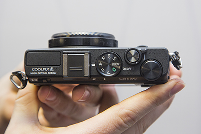 nikon coolpix a top view