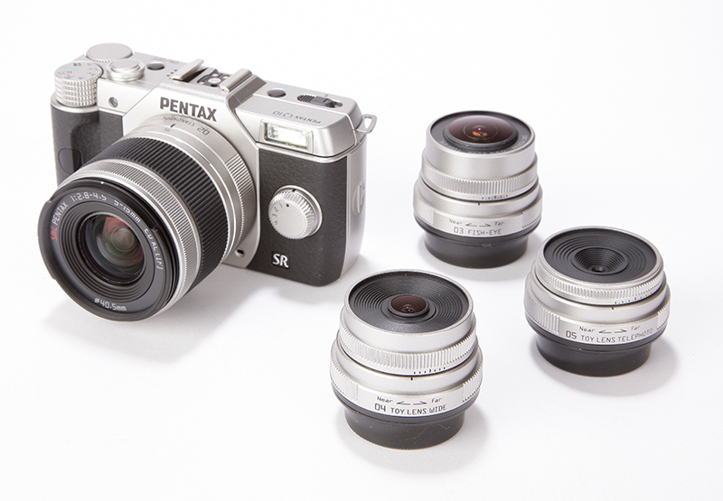 Pentax Q10 with lenses