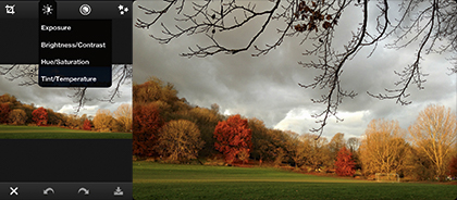 Adobe Photoshop Express screengrab