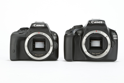 Canon EOS 100D / EOS 1100D comparison 1