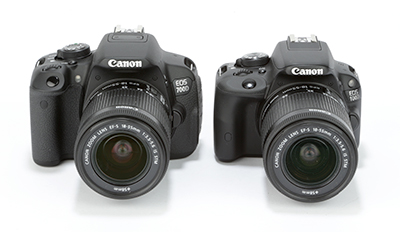 Canon EOS 100D vs EOS 700D