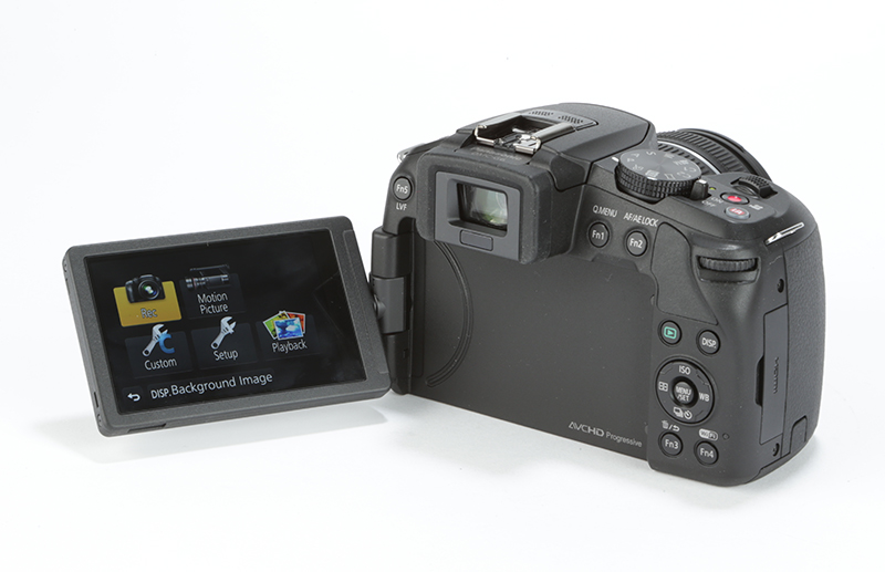 Panasonic G6 angled screen