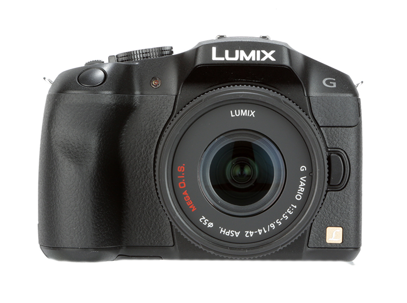 Panasonic G6 front view