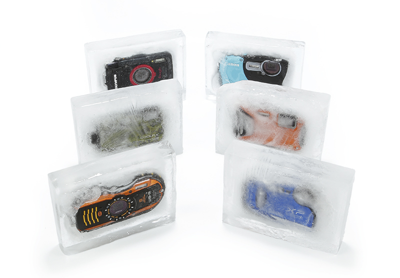 Underwater camera frozen