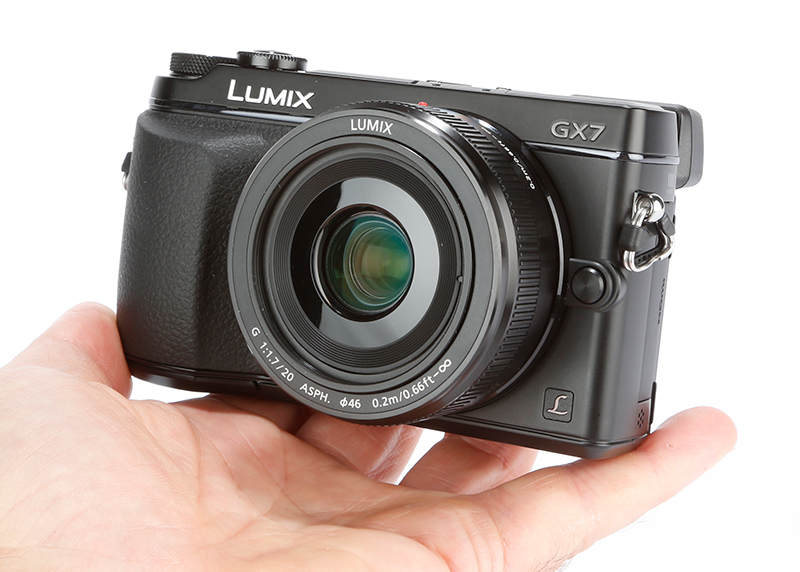 Panasonic Lumix GX7 hand held