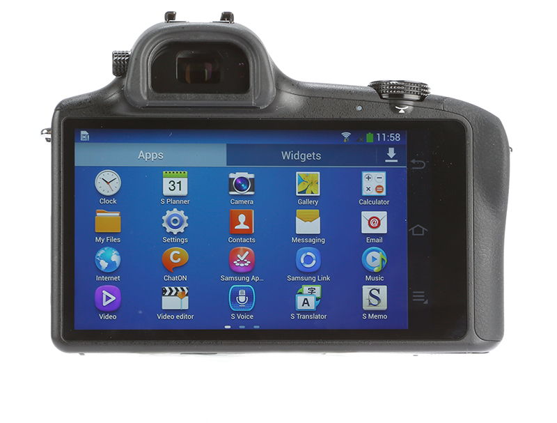 Samsung Galaxy NX rear view