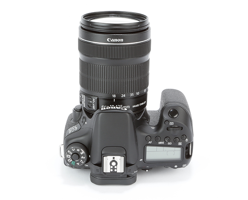 Canon EOS 70D top down
