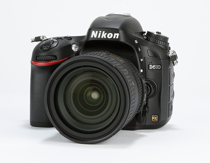 Nikon D610 front angled