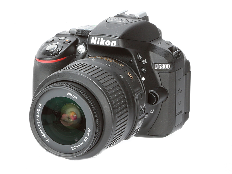 Nikon D5300 front angled
