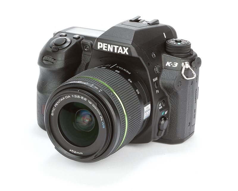 Pentax K-3 angled