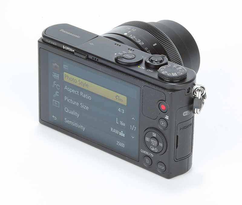 Panasonic Lumix GM1 rear view