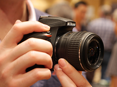 Nikon D3300 hand held
