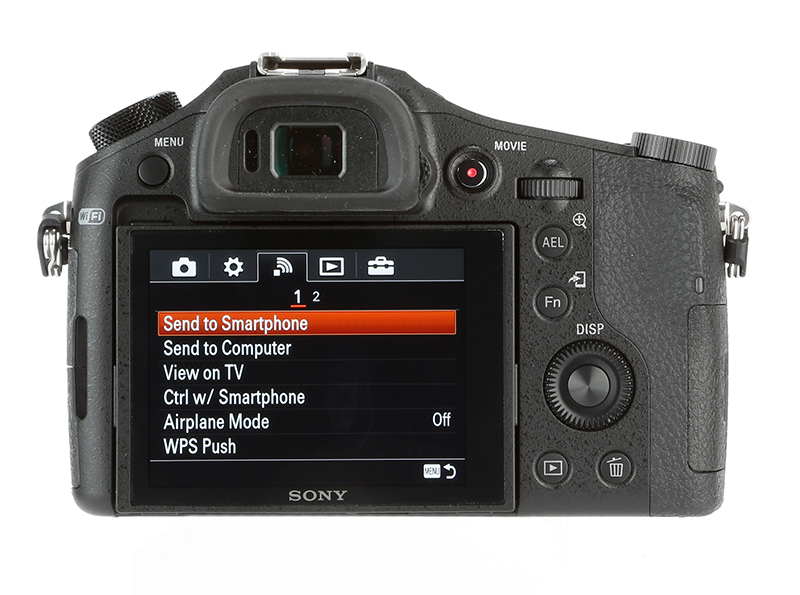 Sony RX10 rear screen
