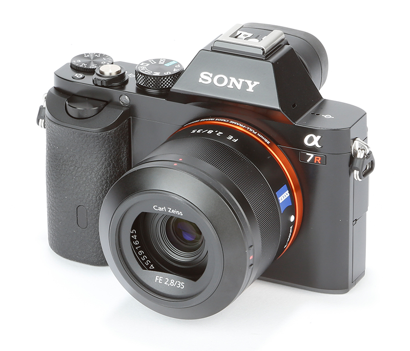 Sony A7R front angled