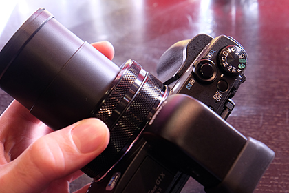 Canon PowerShot G1 X Mark II angled