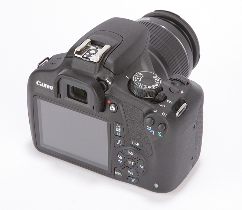 Canon EOS 1200D rear angled