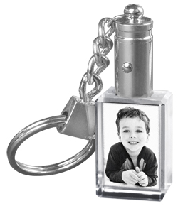 Printing ideas - crystal keyring