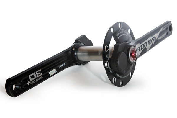 Photo: Rotor cranks: team up with your choice of BB and chainrings. 