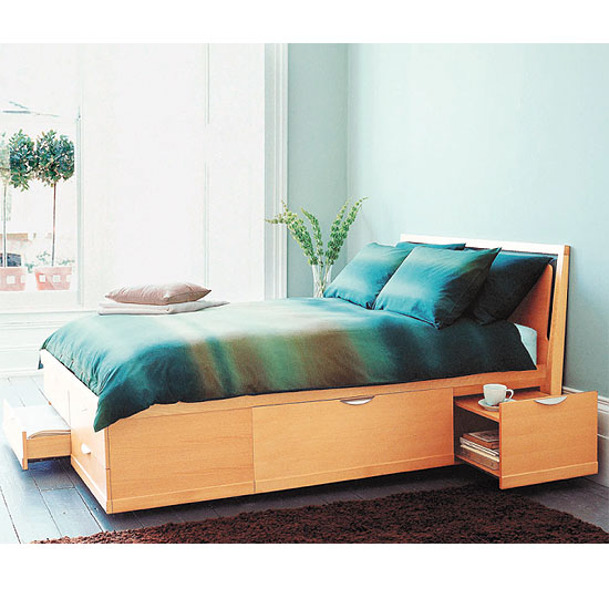 Make full use of the area underneath your bed