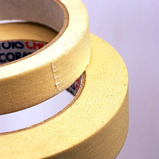 Protect carpets with masking tape when painting skirting boards