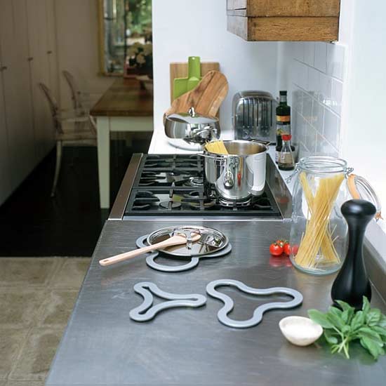 Stainless steel is great for clean freaks, though it will develop a patina over time