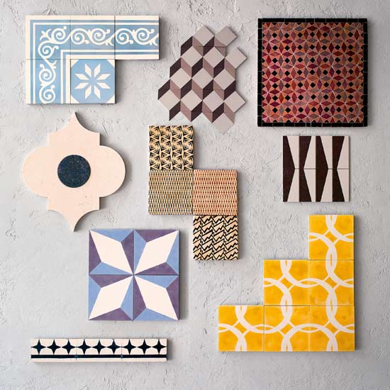When cutting tiles, be sure to leave space for grouting