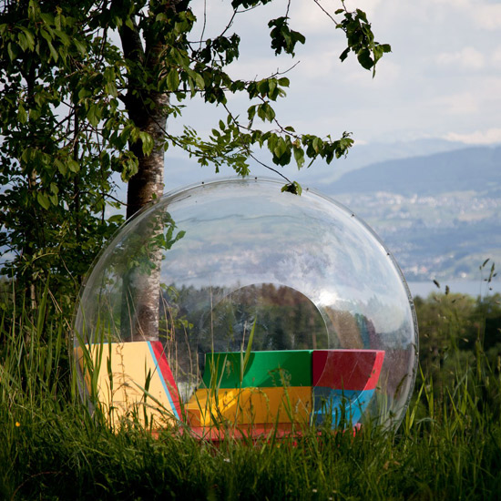 Back to nature: Swiss design studio, Micasa Lab are keen to promote the versitility of their quirky pods, but will it catch on? \ Micasa Lab, REX Features