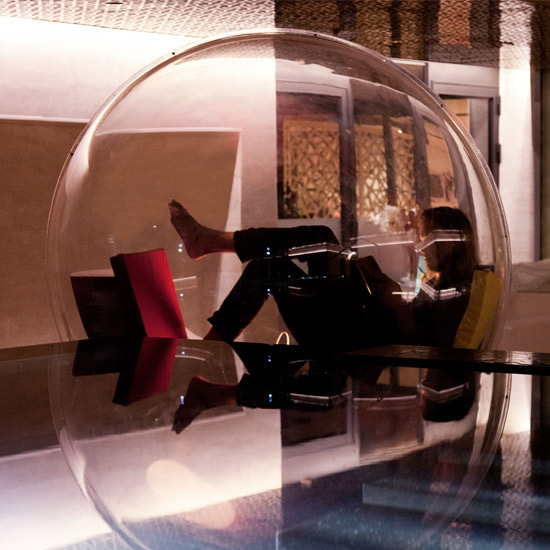 Kick back and relax: The innovative - if slightly unusual - concept is the result of Micasa's research into exploring the idea of human space and living \ Micasa Lab, REX Features