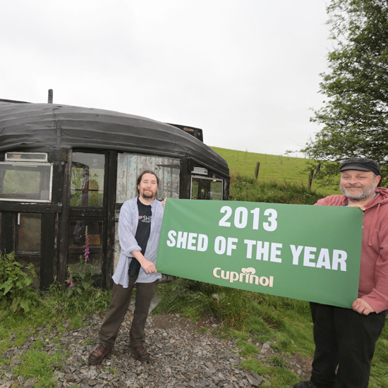  12 voltage sound system sails to victory as the Shed of the Year 2013